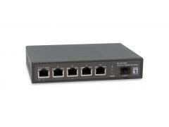 GEP-0625 6-Port 2.5-Gigabit PoE Switch, 1 x 10G/SFP+, 802.3af/at/bt PoE, 4-Port PoE Outputs, 65W Power Budget