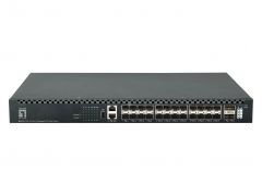 XQS-3126 26-Port L3 Managed TOR Fiber Switch, 24x 1G/10G SFP+, 2x 40G/100G QSFP28, Hot-Swap Redundant Power Supply