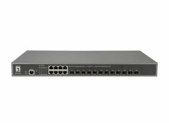 GTL-2091 20-Port L3 Managed Gigabit Switch, 12 x 10G SFP+, 8 x Gigabit RJ45, Redundant power supply