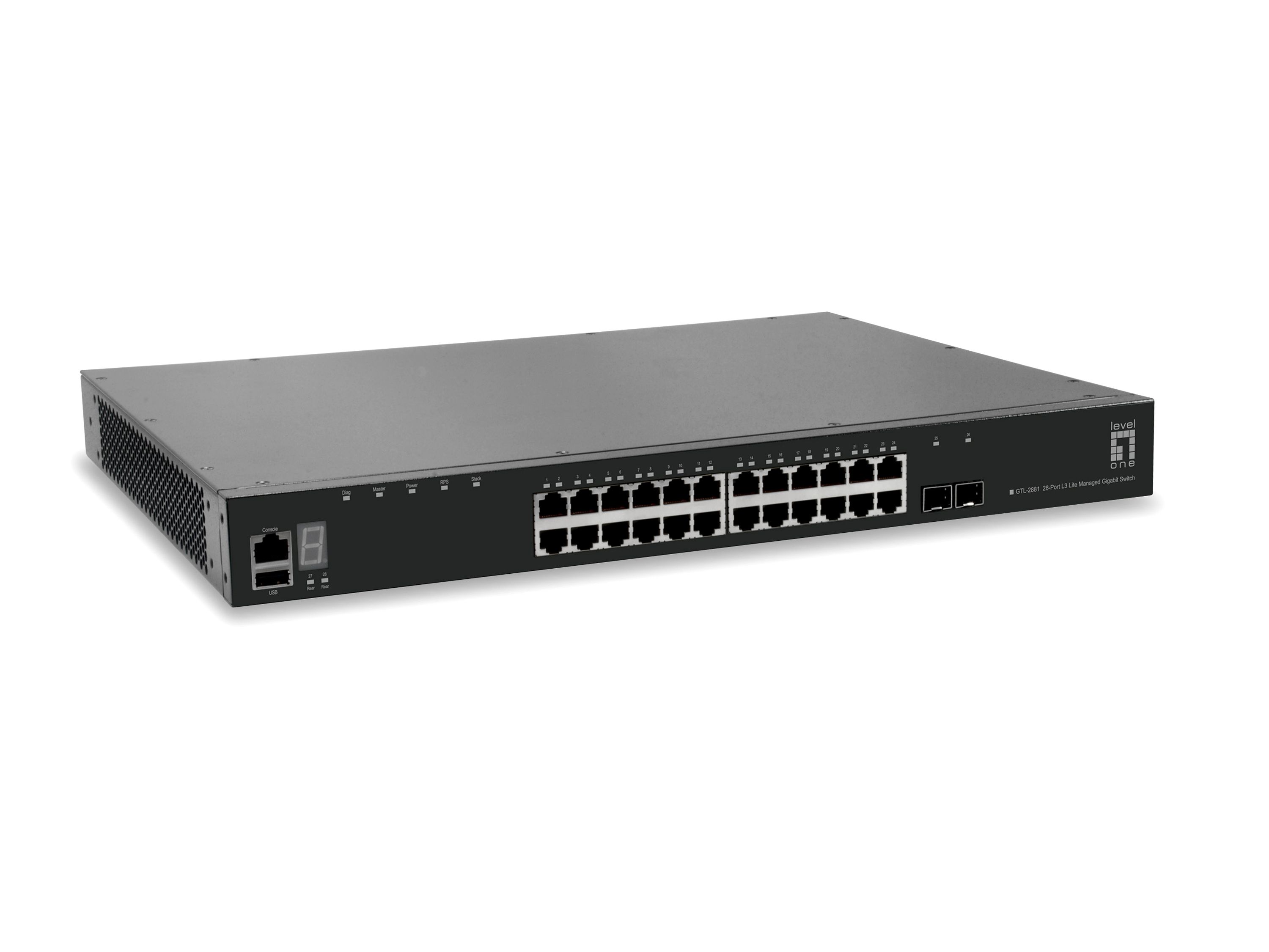 Lite Managed Gigabit Edge Switch / 28-Port, L3 - GTL-2881