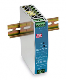 POW-2432 24V DC Industrial Power Supply, 75W, DIN-Rail,-20 ~ +70 ℃