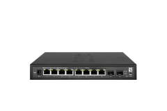 GES-2110 Hilbert 10-Port Gigabit Smart Lite Switch, 8 x Gigabit RJ45, 2 x Gigabit SFP